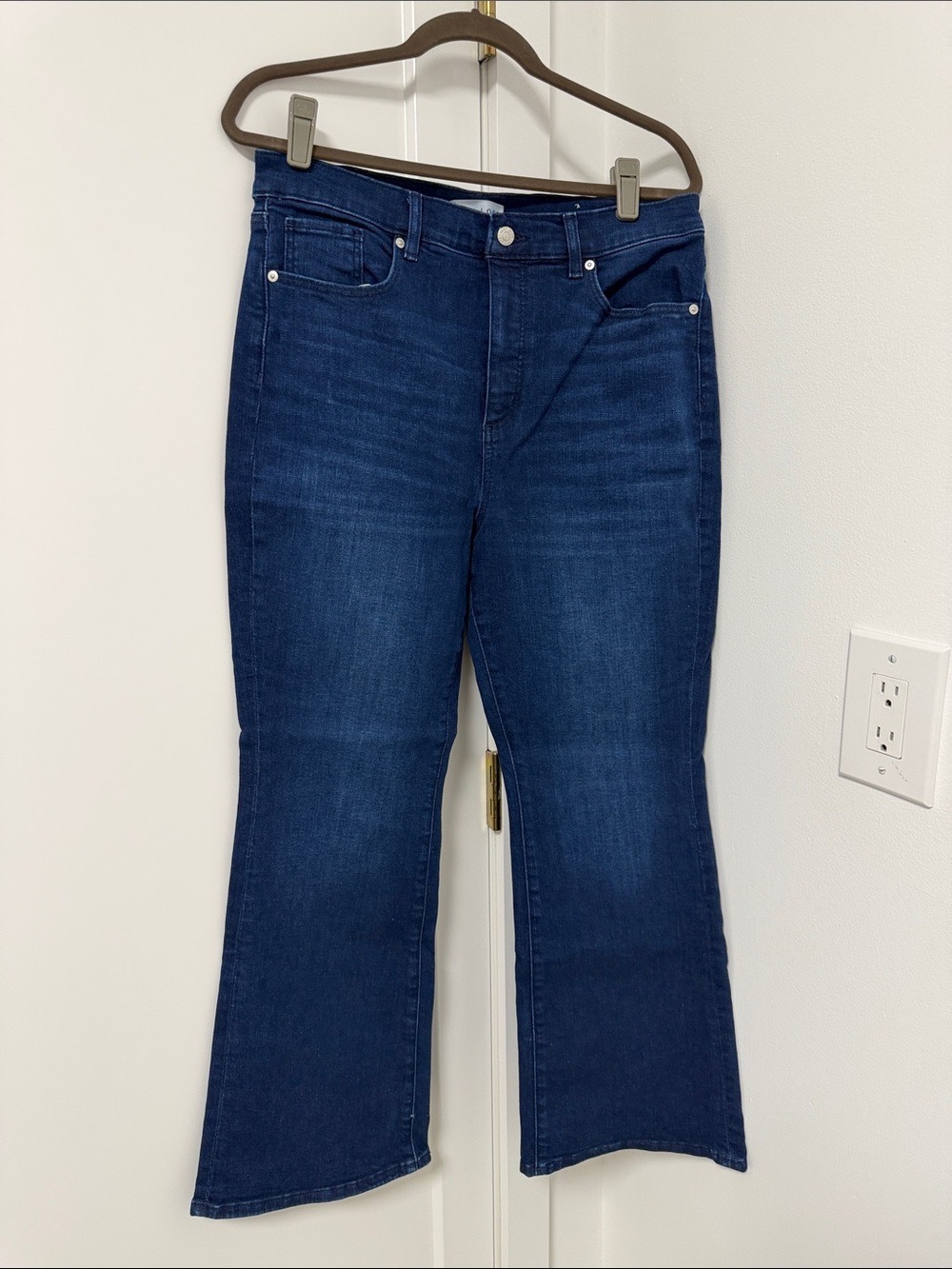 Loft women’s Dark Blue Women's Stretch Bootcut Jeans slim stretch